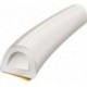 Joint profil D Blanc 9x7,5mm Nr.44089821