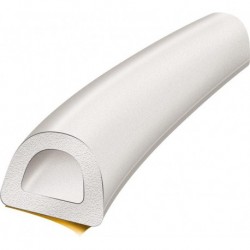 Joint profil D Blanc 9x7,5mm Nr.44089821