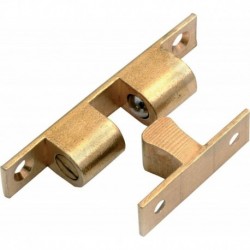 Serrure double billes 59x10mm laiton massiv