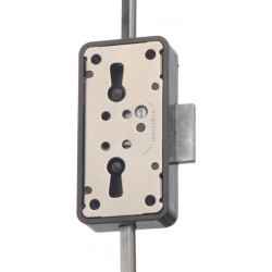 Crémone porte.Nr.7052 15mm aufl. marron, 3 Zuh.(Par 5)
