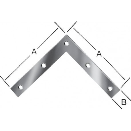 Equerre 120x120x20 mm
