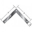 Equerre 120x120x20 mm