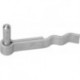 Gond de porte D13mm  chromé brillant