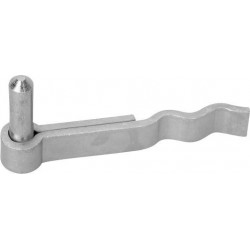 Gond de porte D13mm  chromé brillant