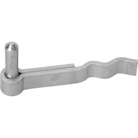 Gond de porte D16mm  chromé brillant