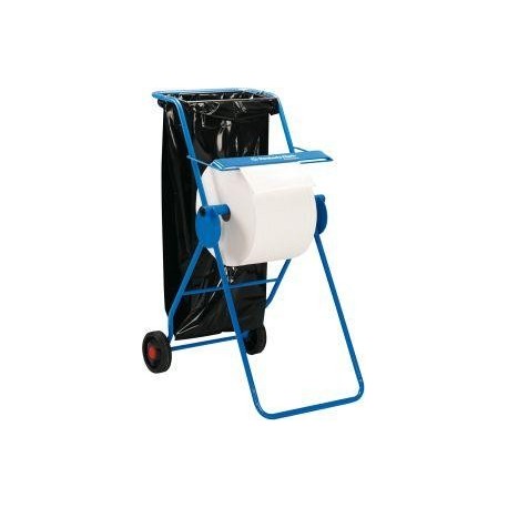 Support pour rouleau papier bleu