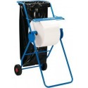Support pour rouleau papier bleu