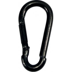 Mousqueton zingué noir 60x 6mm (Par 100)