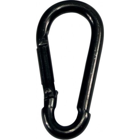 Mousqueton zingué noir 60x 6mm (Par 100)