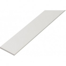 Profil Plastique,blanc,30x3/2m