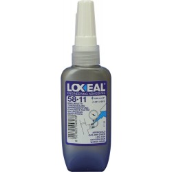 Raccord etanche filetage jaune LOXEAL 58-11 50ml (Par 10)