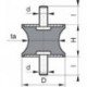 Silent bloc caoutchouc A GP AT 10x10 M4x10