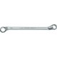 Clés polygonales doubles, anneau contre coudé, acier au chrome-vanadium 31CrV3, Cote s/plats : 18 x 21 mm, Long. 285 mm