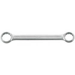 Clé polygonale double, droite, acier au chrome-vanadium, Cote s/plats : 6 x 7 mm, Long. 99 mm