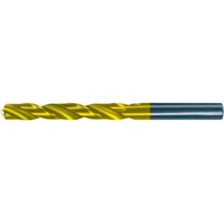 Foret hélicoïdal avec queue cylindrique, en acier à coupe rapide, type N, DIN 338, surface avec revêtement TiN, Ø h8 : 1,50 mm, Long. totale 40 mm