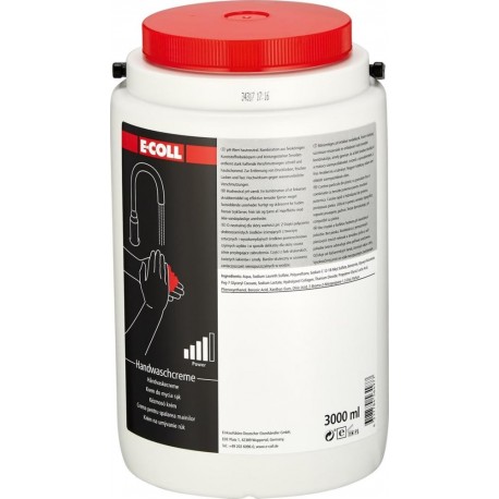 Crème de lavage des mains 3L récipient rond (Par 4)