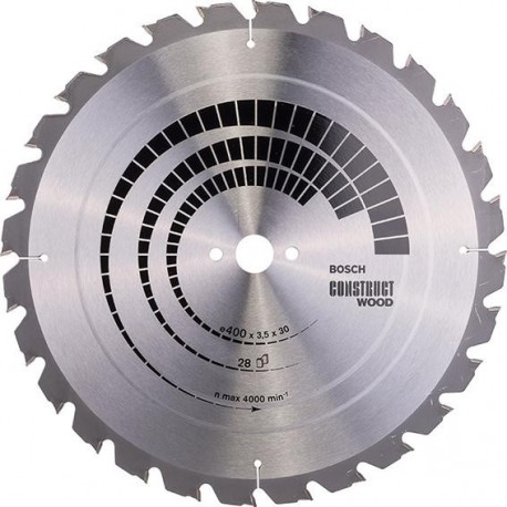 Lame de scie circulaire.CW Nagelpour 400x3,5x30mm Z28 FWFBosch