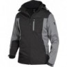 Veste de travail Jannik, Softshell,  Taille  2XL, gris/noir