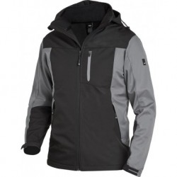 Veste de travail Jannik, Softshell,  Taille  M, gris/noir