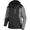 Veste de travail Jannik, Softshell,  Taille  M, gris/noir