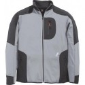 Veste de travail Ralf,Jersey-Fleece, Taille  2XL, gris/noir