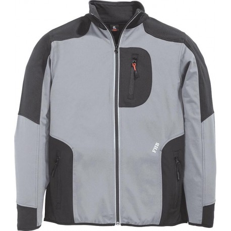 Veste de travail Ralf,Jersey-Fleece, Taille  M, gris/noir