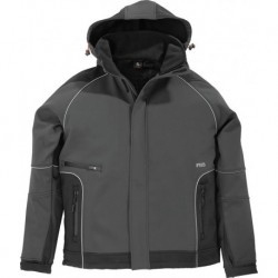 Veste de travail Walter, Softshell,  Taille  M, anthracite/noir