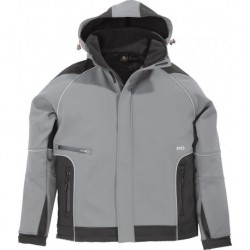 Veste de travail Walter, Softshell,  Taille  M, gris/noir