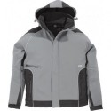 Veste de travail Walter, Softshell,  Taille  M, gris/noir