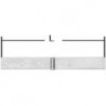 Charnière bande 35x2,5x500mm chromé brillant