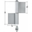 Charnière double 2350/K04/120 mm (Par 10)