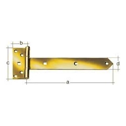Penture volet 3124/K2/200 mm