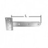 Penture volet 35x2,5x250mm chromé brillant