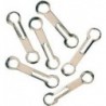 Fermoir chaine 3,6mm Laiton chromé (Par 100)