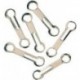Fermoir chaine 4,5mm Laiton chromé (Par 100)