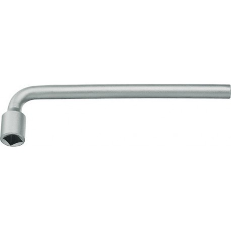 Clé coudée à douille 4 pans, Cote s/plats : 12 mm, Long. 215 mm