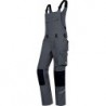 Salopette 1804 720,  Taille  48,gris foncé/noir