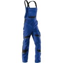 Salopette ACTIVIQ high,  Taille  48, bleu grain/noir