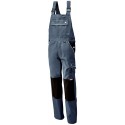 Salopette,Canvas,320 g/qm, Taille 56,gris