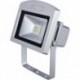 Projecteur LED 10W, 3000K, argent