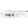 Spot LED MultiLite Flood sans bague de recouvrement, ww, 12VDC, 4W, 2m