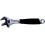 Clé à molette, mâchoire infér. tournante, Dimensions : 6 pouces, Long. 158 mm, Cote s/plats 21 mm