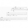 Luminaire LED 900 nw EDS Op., 12V, 5.4W, 1.8m