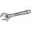 Clé à molette n° 8074/8075CIP, Taille : 18 pouces, Long. 455 mm, Cote s/plats 53 mm