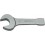 Clé plate à frapper, Cote s/plats : 80 mm, Long. 405 mm, Épais. : de la fourche a 34,5 mm