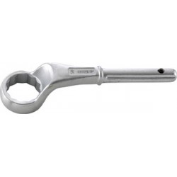 Clé polygonale à grande puissance, Cote s/plats : 65 mm, Long. 355 mm, Pour Ø de tube emboîtable 30 mm, Épais. : de l'anneau : 33,0 mm