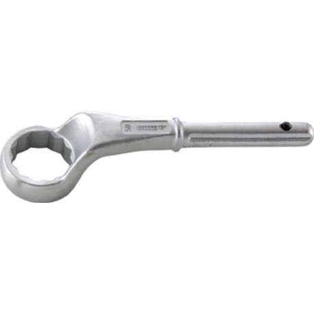 Clé polygonale à grande puissance, Cote s/plats : 75 mm, Long. 375 mm, Pour Ø de tube emboîtable 30 mm, Épais. : de l'anneau : 38,0 mm
