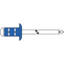 Rivet Acier/Acier4,8x17mm Tête ronde plate Gesipa(Par 500)
