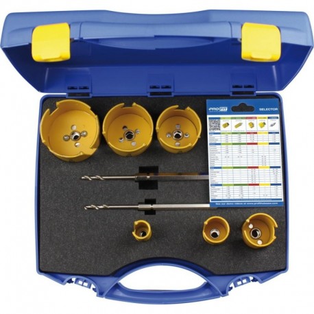 Scie trépann-Set ProFit HM 8-tlg en coffret FELO
