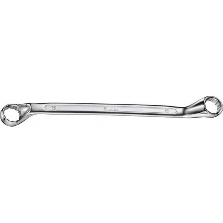 Clé polygonale double coudée, DIN 838, poli, Cote s/plats : 36 x 41 mm, Long. 444 mm